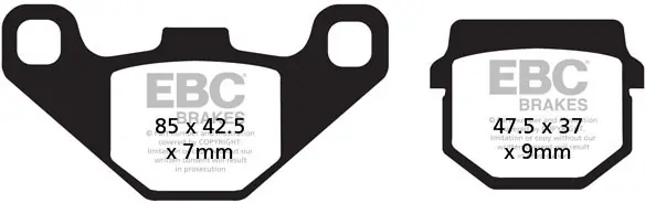 Gecertificeerd EBC - FA083HH - Brake Pads - Sintered Sportbike Remblokken