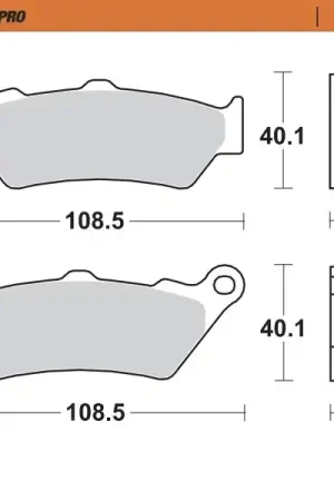 MOTO MASTER - 403302 - Brake Pads - Sintered Plaats Bestelling