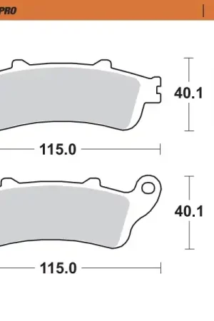 MOTO MASTER - 404602 - Brake Pads - Sinter Exclusieve Aanbieding