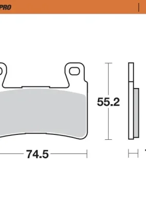 Beperkt Aanbod MOTO MASTER - 405001 - Brake Pads - Sintered Street