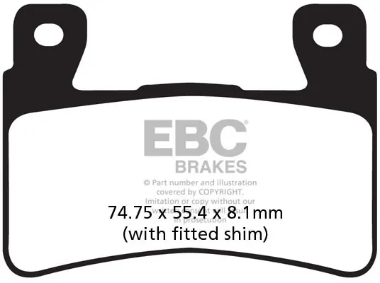 Laatste Kans EBC - FA265HH - Brake Pads - Sintered Sportbike