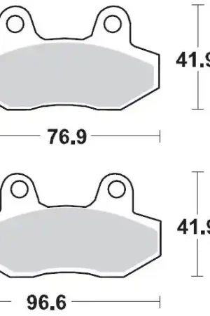 MOTO MASTER - 091911 - Brake Pads - Sinter Racing Off Road Tijdelijk Beschikbaar
