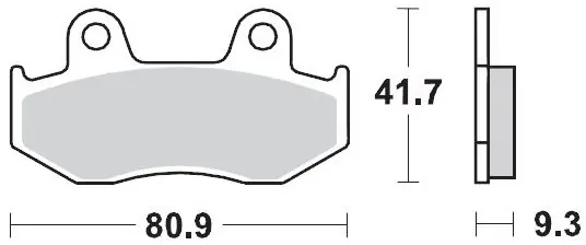 MOTO MASTER - 095811 - Brake Pads - Off Road Racing Superprijs