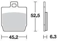 Flitsaanbieding BRAKING - 814 SM1 - Brake Pads - Semi-Metallisch