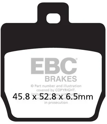 EBC - SFA268 - Brake Pads - Organic Scooter Seizoensaanbieding