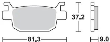 Bestseller BRAKING - 908 SM1 - Brake Pads - Semi Metallic