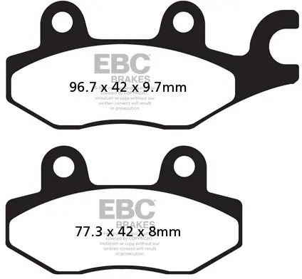EBC - FA165/2R - Brake Pads - Sintered R Betrouwbaar