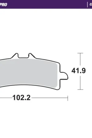 Luxe MOTO MASTER - 407006 - Brake Pads - Carbon Racing