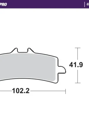 Plaats Bestelling MOTO MASTER - 408106 - Brake Pads - Carbon Racing