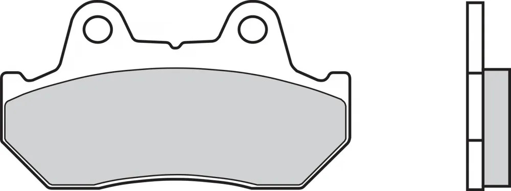 BREMBO - 07025CC - Brake Pads - Organic voor Honda Cn 250 g/h Merkproduct