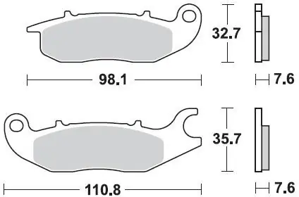 Express Levering BRAKING - 902 SM1 - Brake Pads - Semi-Metallisch