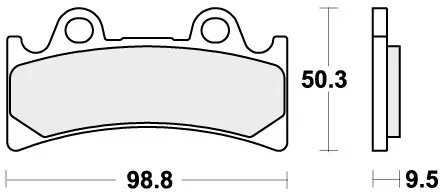 Koop Vandaag SBS - 683HF - Brake Pads - Organic