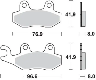 Koop Online BRAKING - 696 CM56 - Brake Pads - Sintered
