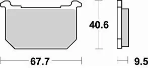 BRAKING - 652 SM1 - Brake Pads - Semi-Metallisch Laatste Kans