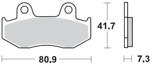 Rechtstreeks Van De Fabrikant MOTO MASTER - 090411 - Brake Pads - Sinter Racing Off Road