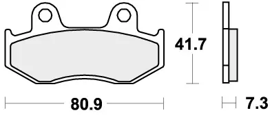 SBS - 558SI - Brake Pads - Off Road Betrouwbaar
