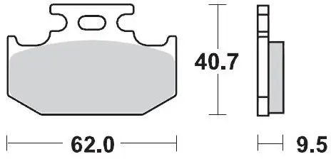 MOTO MASTER - 092811 - Brake Pads - Off Road Racing Budget