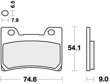 SBS - 665HS - Brake Pads - Sinter Flitsaanbieding