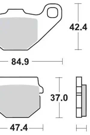 MOTO MASTER - 090112 - Brake Pads - Off Road Racing Beste Prijs