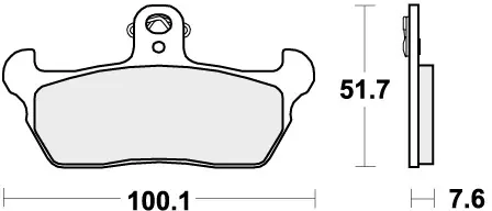 SBS - 641HF - Brake Pads - Organic Lage Kosten