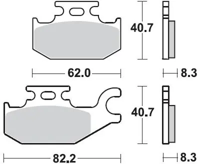 BRAKING - 935 CM44 - Brake Pads - Sintered Fabrieksprijs