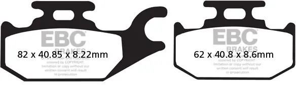 Gratis Verzending EBC - FA413TT - Brake Pads - Organic