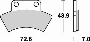 BRAKING - 856 CM44 - Brake Pads - Sintered Snelle Levering