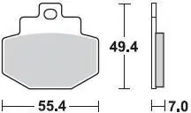 Lage Kosten BRAKING - 871 SM1 - Brake Pads - Semi Metallic
