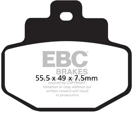 Superprijs EBC - SFAC321 - Brake Pads - Carbon Remblokken