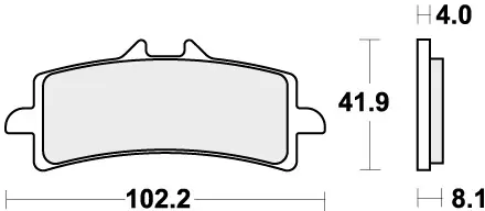 SBS - 901HS BRAKE PADS SINTER - Brake Pads - STREET Favoriet