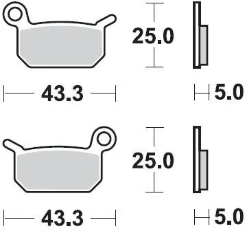 BRAKING - 897 CM44 - Brake Pads - Sintered Favoriet
