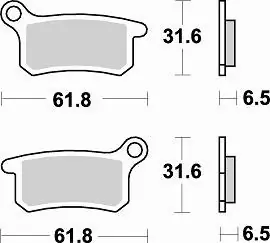 Seizoensaanbieding BRAKING - 873 CM44 - Brake Pads - Sintered