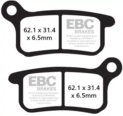 EBC - FA357TT - Brake Pads - Organisch Plaats Bestelling