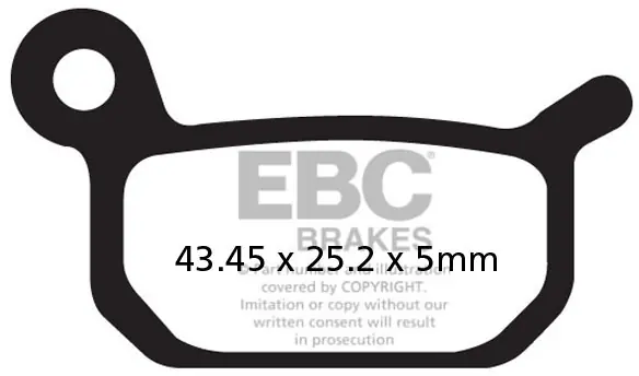 EBC - FA325R - Brake Pads - Sintered R Seizoensaanbieding