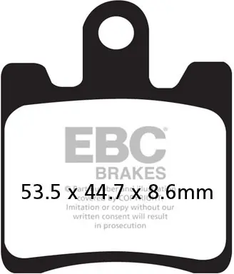 EBC - SFA283/4 - Brake Pads - Organisch Seizoensaanbieding