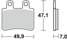 BRAKING - 878 SM1 - Brake Pads - Semi Metallic Laatste Kans