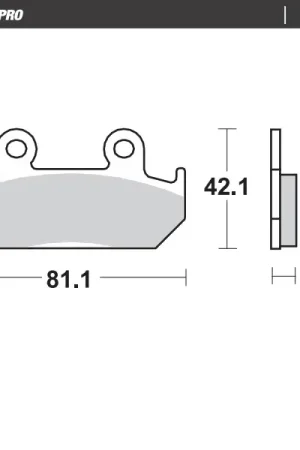 Limited Edition MOTO MASTER - 408604 - Brake Pads - Ceramic - Street