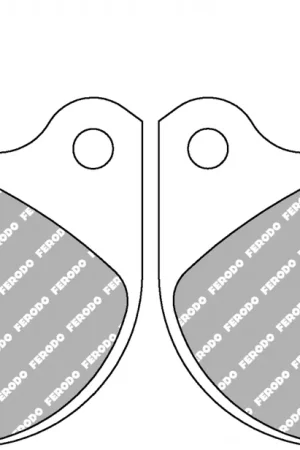 FERODO - FDB334P - Brake Pads - Organic STREET Direct Beschikbaar