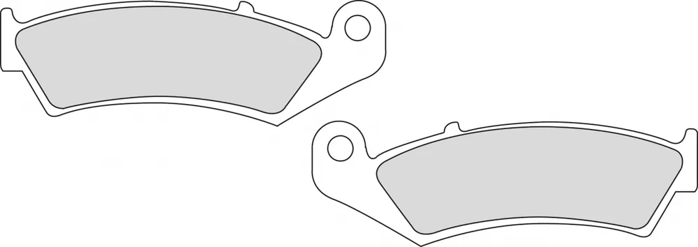 Topkwaliteit FERODO - FDB496P - Brake Pads - Organic Street