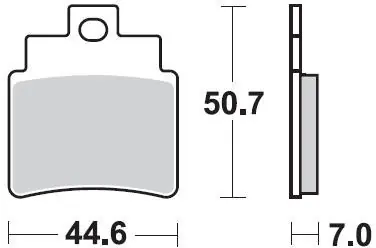 BRAKING - 883 SM1 - Brake Pads - Semi-Metalen Premium