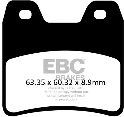 EBC - FA348HH - Brake Pads - Sintered Sportbike Professioneel