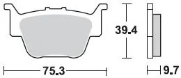 Exclusieve Aanbieding BRAKING - 911 CM44 - Brake Pads - Sintered voor ATV