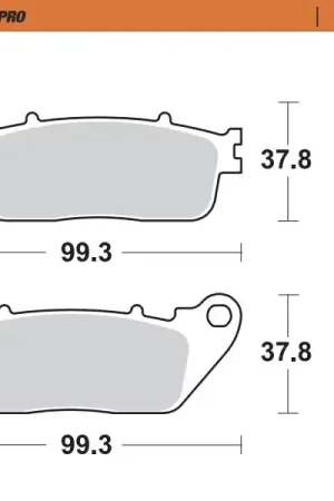 MOTO MASTER - 407202 - Brake Pads - SINTER STREET Authentiek