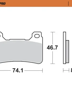Beperkt Aanbod MOTO MASTER - 406401 - Brake Pads - SINTER STREET