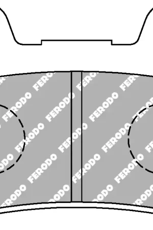 FERODO - FDB666ST - Brake Pads - Sinter Voordeelprijs