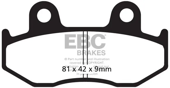 EBC - SFA323 - Brake Pads - Organic Scooter Remblokken Flitsaanbieding