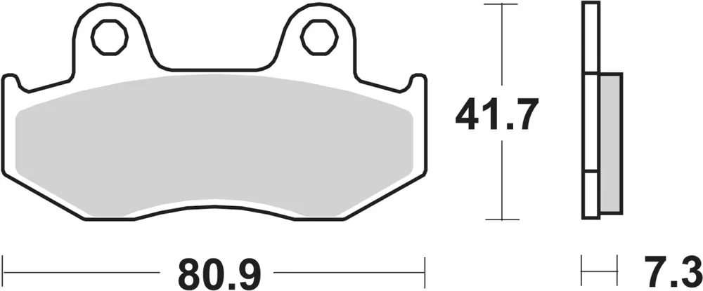 SBS - 104HF - Brake Pads - Organisch voor straatgebruik Hete Deal