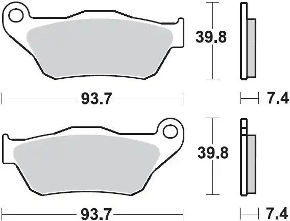 BRAKING - 926 SM1 - Brake Pads - Semi Metallic Limited Edition