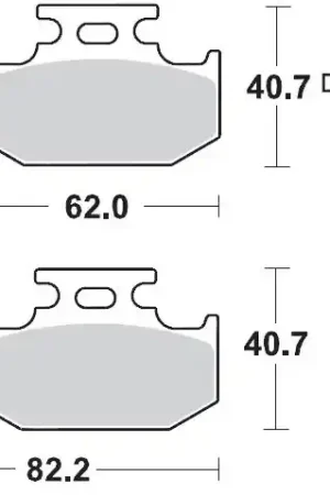 MOTO MASTER - 096411 - Brake Pads - Sinter Racing Off Road Gratis Verzending
