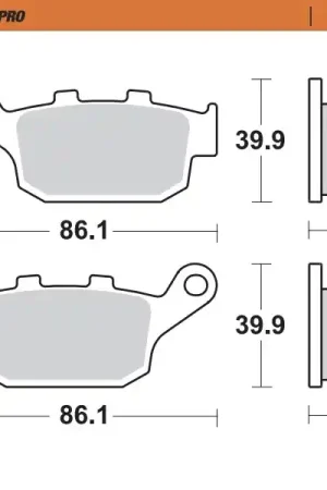 Op = Op MOTO MASTER - 407702 - Brake Pads - Sintered Street